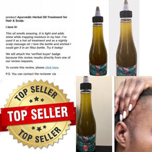 Ayurvedic Herbal Oil Treatment for Hair & Scalp